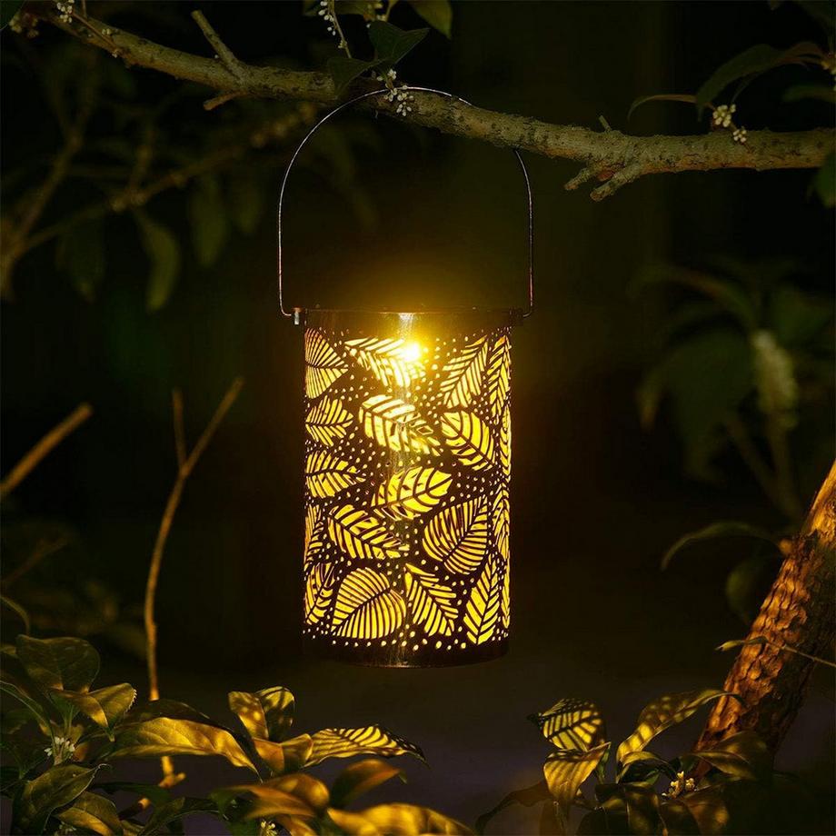 YUWANET Lanterne solaire LED Motif feuillage  