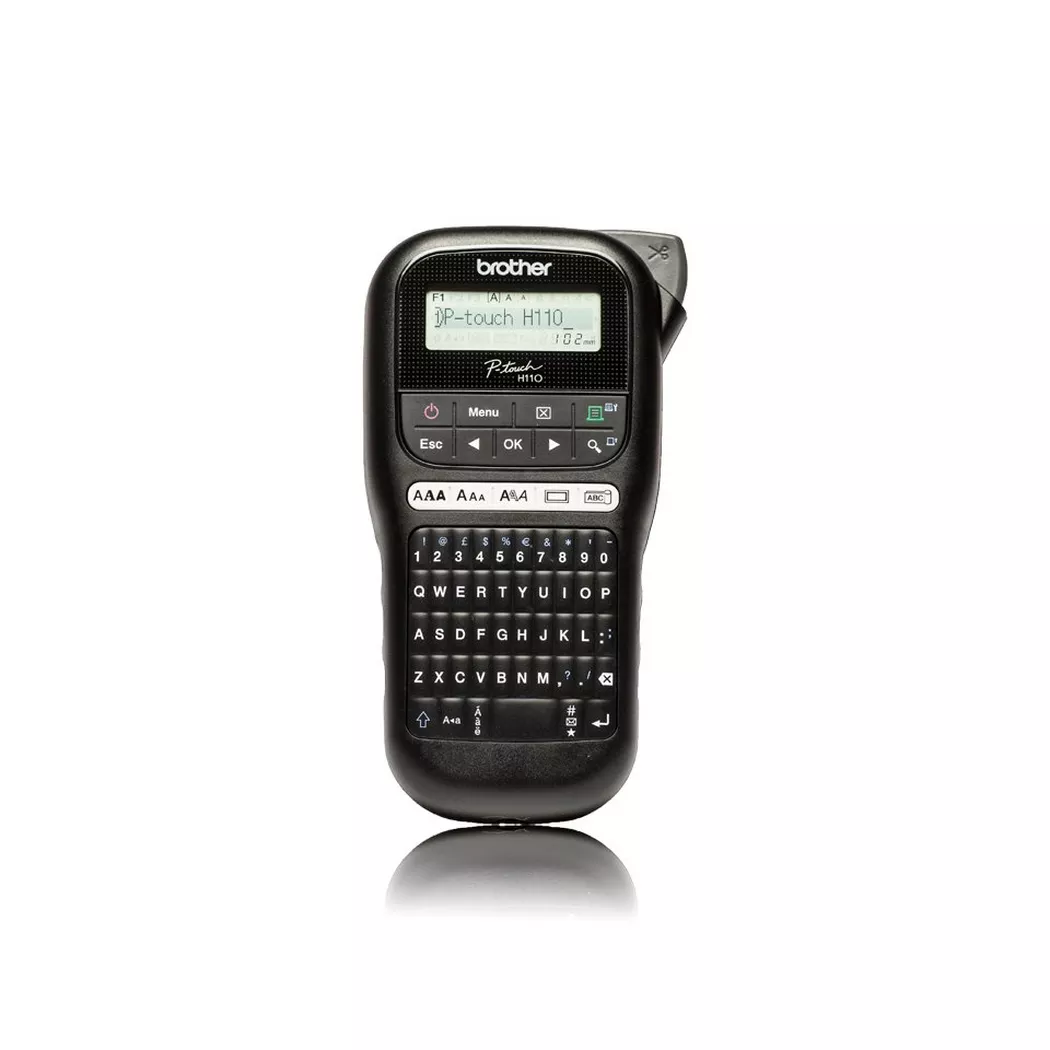 Brother – PT-H110 Etikettendrucker Wärmeübertragung 180 x DPI 20 mmsek TZe QWERTY, Schwarz