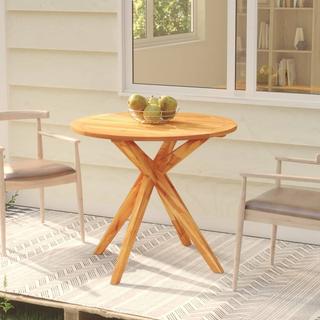 VidaXL Table de jardin bois d'acacia  