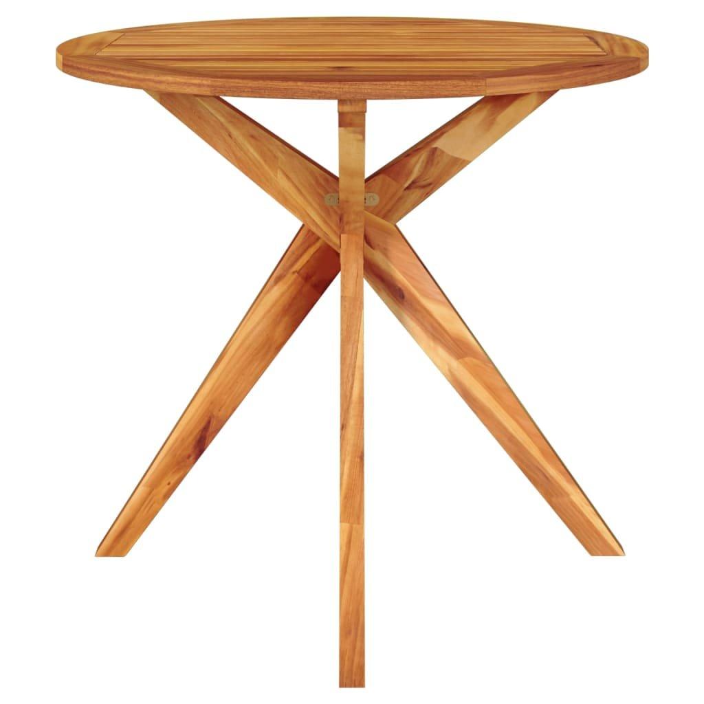 VidaXL Table de jardin bois d'acacia  