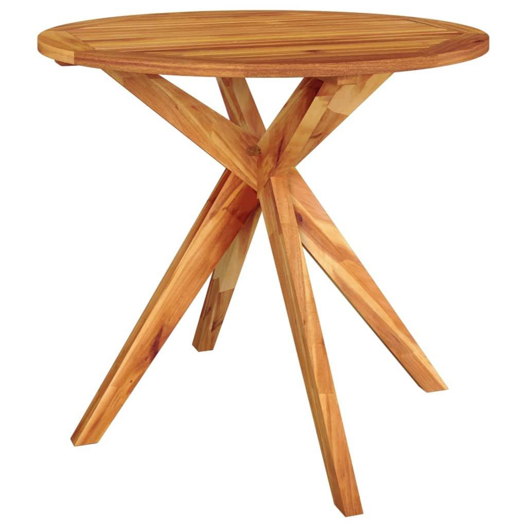 VidaXL Table de jardin bois d'acacia  