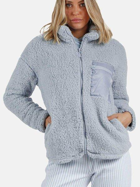 Image of Hausjacke Soft Home Damen Blau XXL