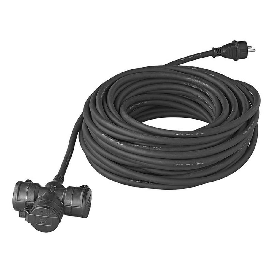 Pricenet  Prise Schuko 3 voies 20M 3x2,5mm² 