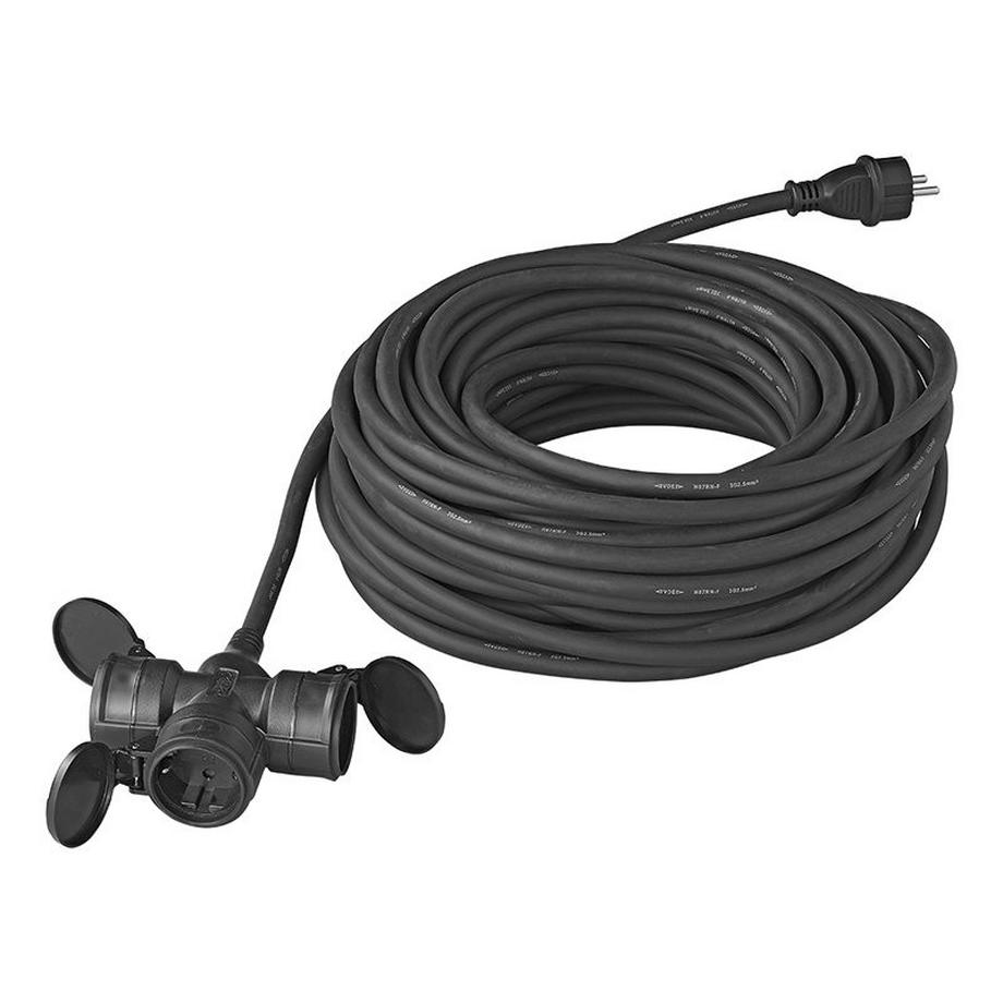 Pricenet  Prise Schuko 3 voies 20M 3x2,5mm² 
