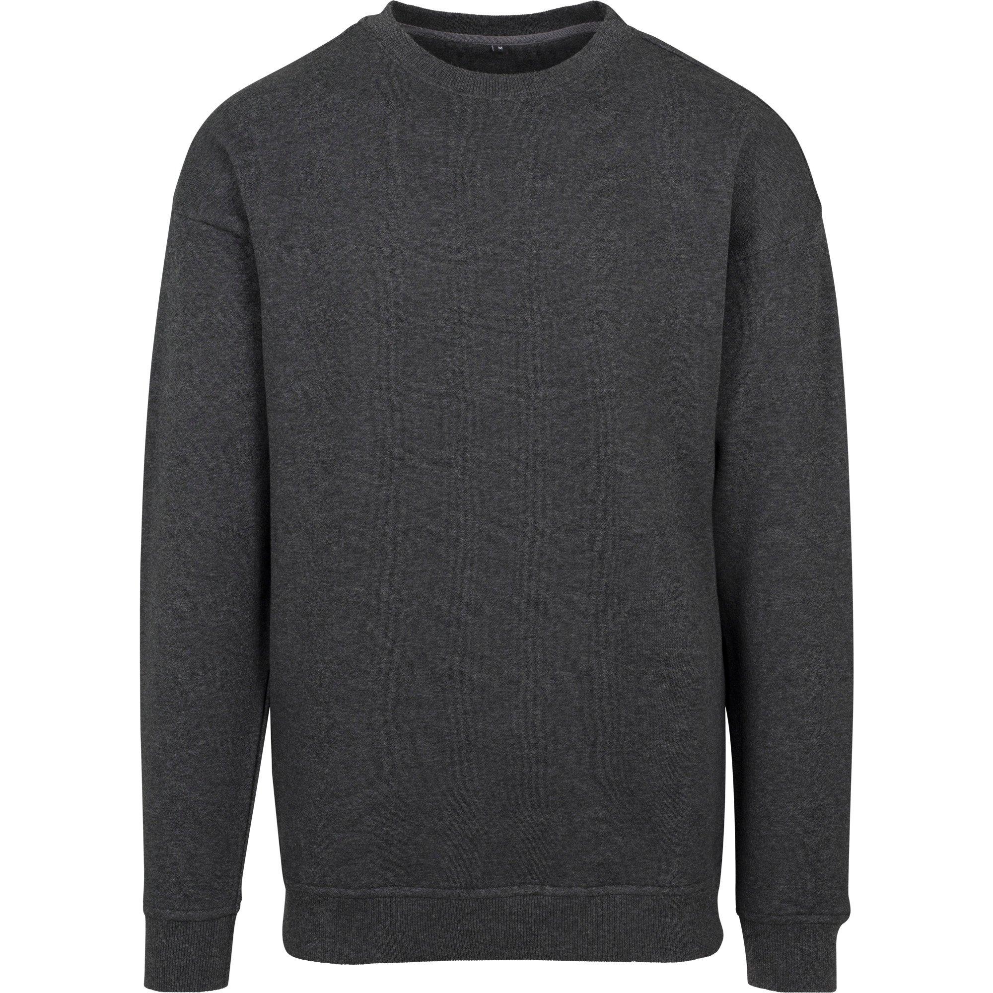 Image of Crew Neck Pullover Herren Charcoal Black XL