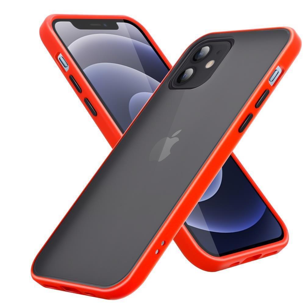 Cadorabo  Hülle für Apple iPhone 12  12 PRO Hybrid mit TPU Silikon Innenseite 