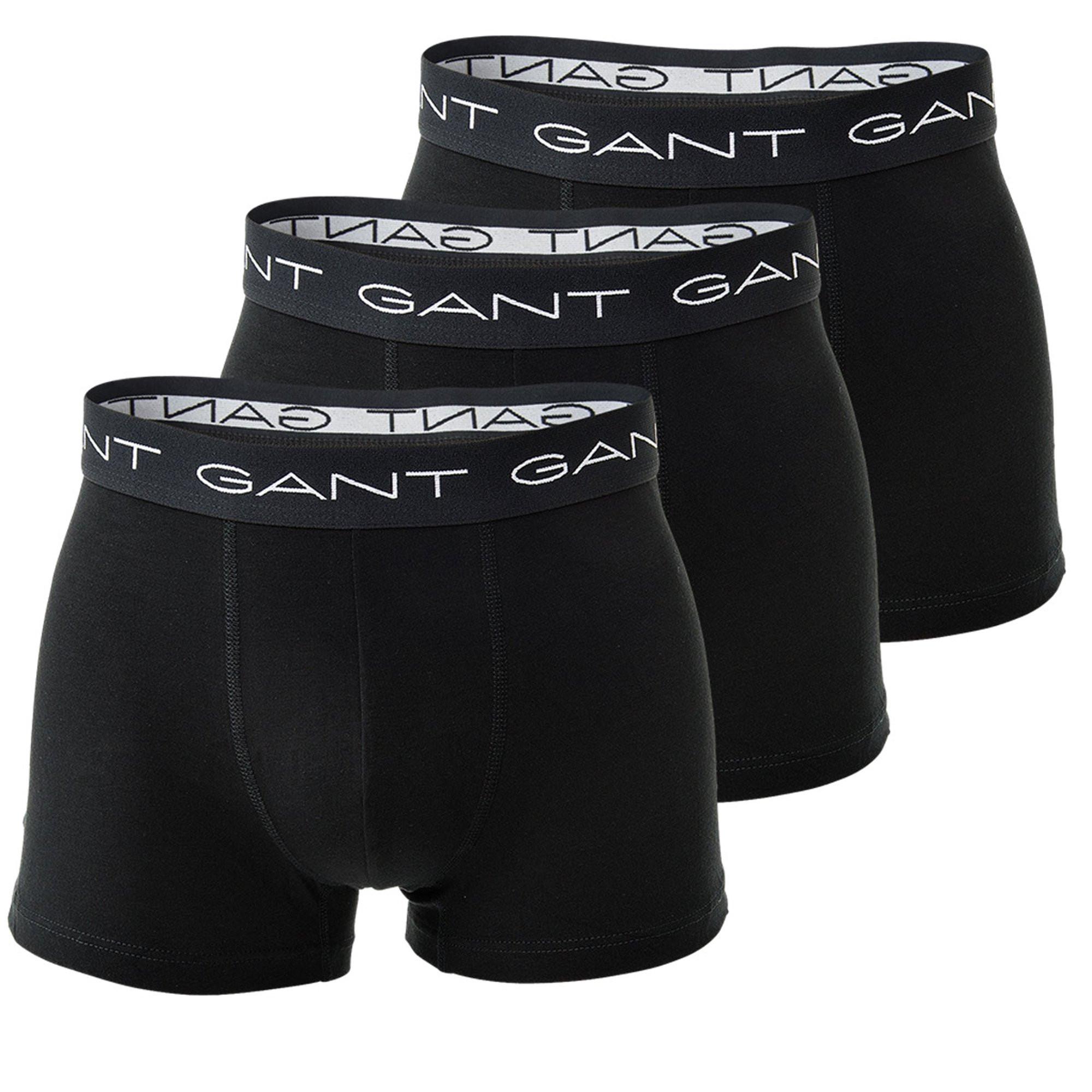 Image of Boxershort 3er Pack Figurbetont Herren Schwarz S