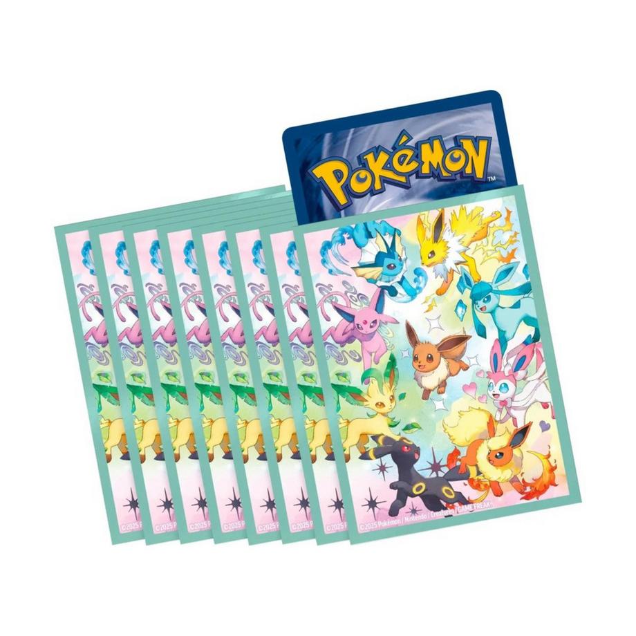 Pokemon Prismatic Evolutions Eeveelutions Sleeves (64ct)