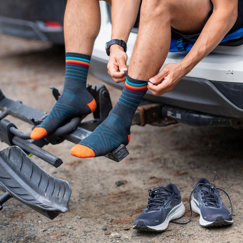 Darn Tough Vermont  Calze Lunghe Ultra Leggere Running Anti Vesciche in Lana Merino 