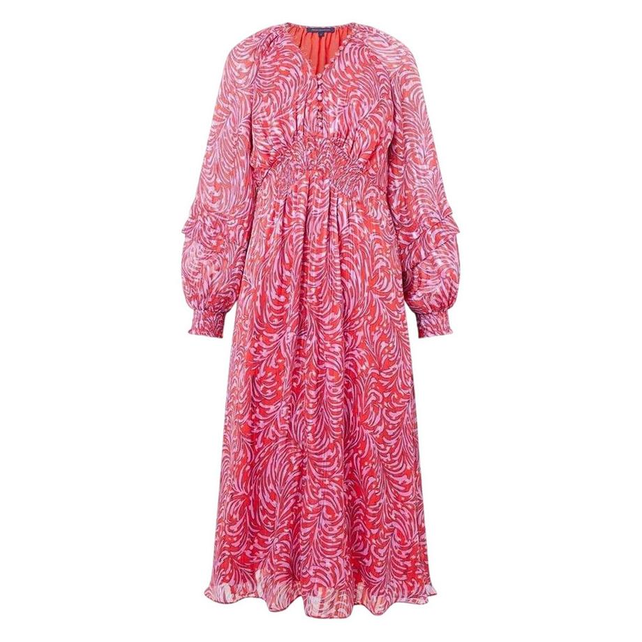 Vestito Midi Scollo A V