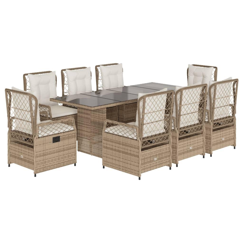 VidaXL Garten essgruppe poly-rattan  