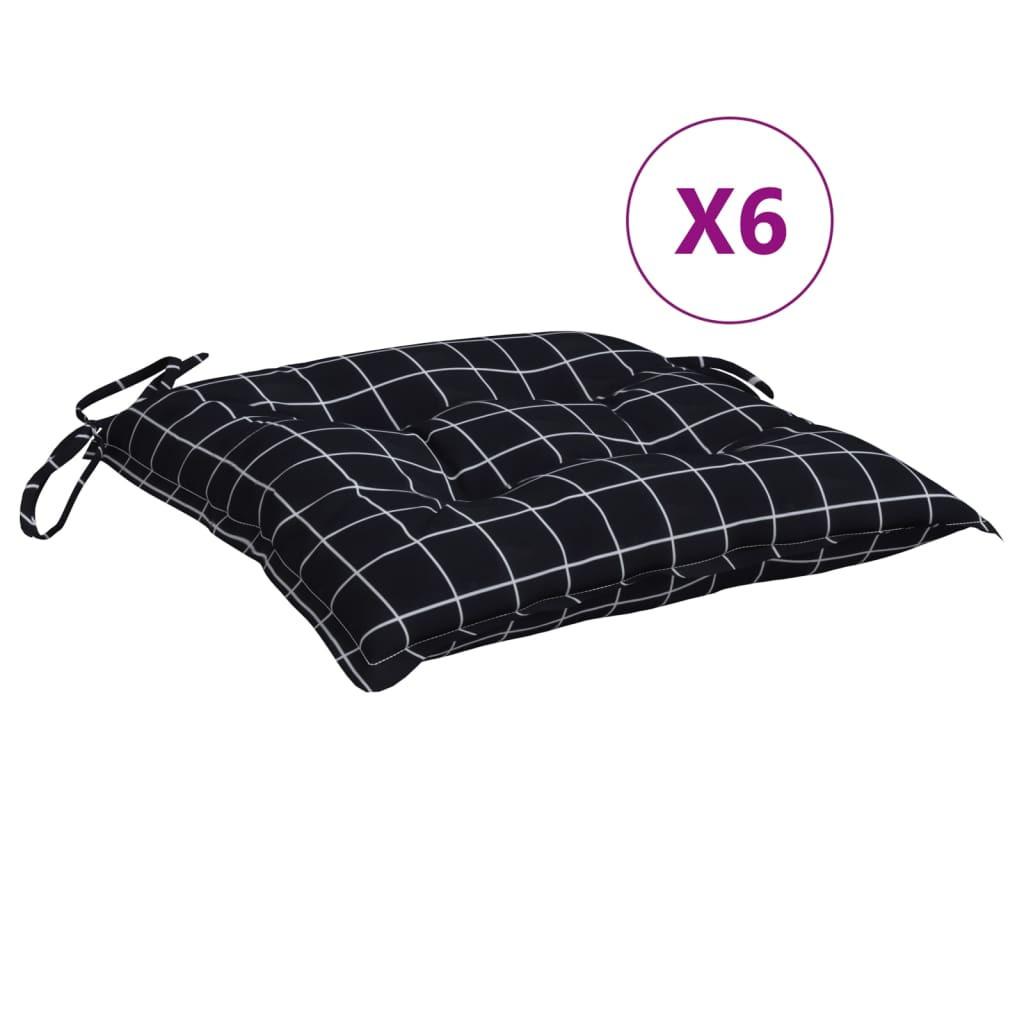 VidaXL Coussin de chaise tissu  