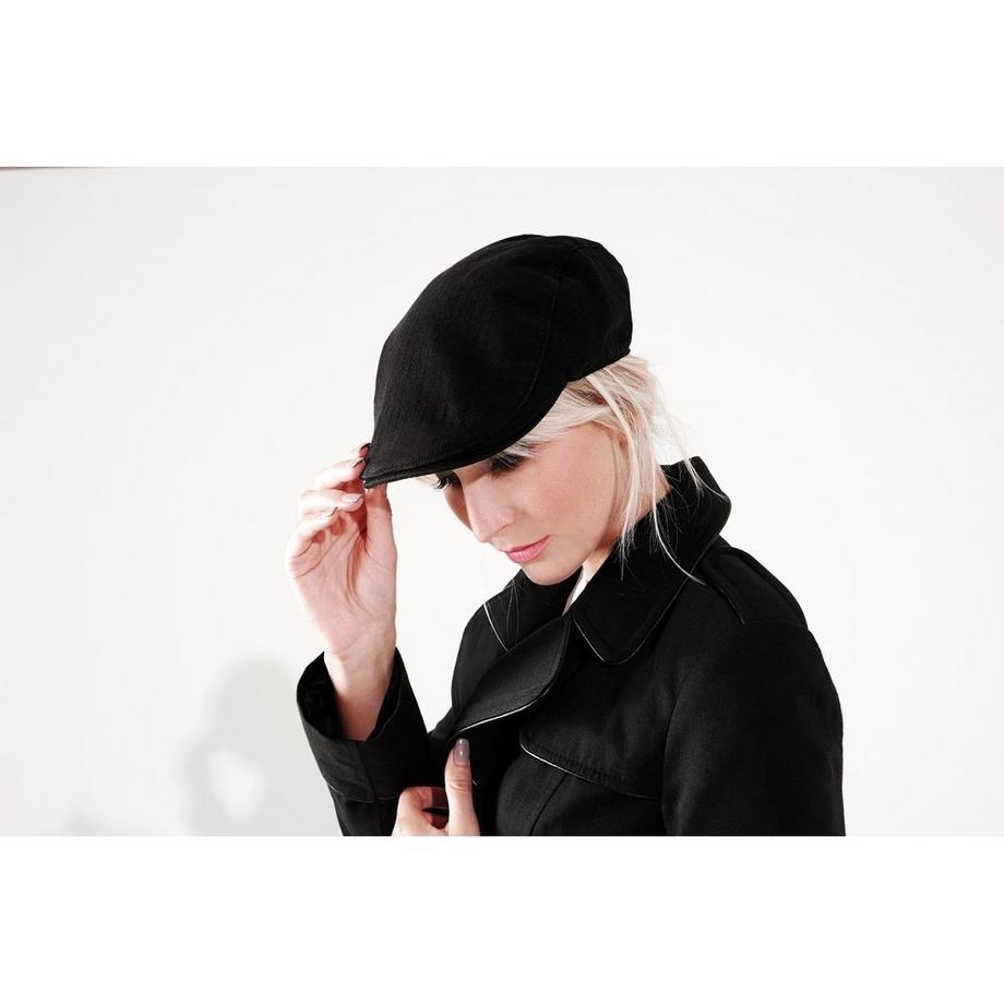 Beechfield Vintage Flat Cap Fischgräten  