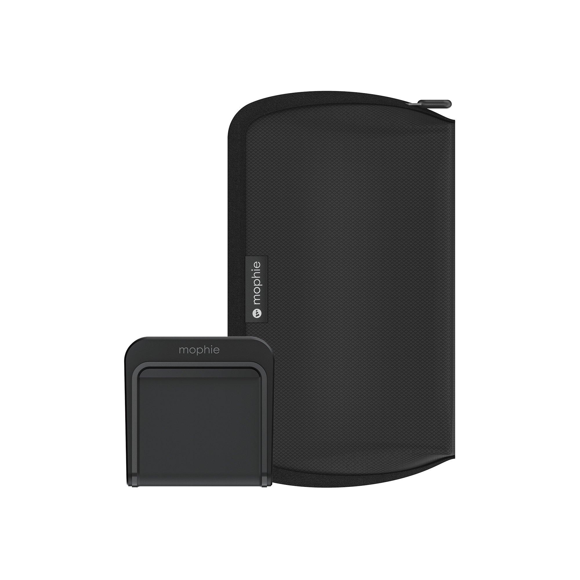 mophie  401302090 chargeur d'appareils mobiles Smartphone Noir Secteur, Allume-cigare, USB Recharge sans fil Intérieure 