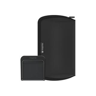 mophie  401302090 Ladegerät für Mobilgeräte Smartphone Schwarz AC, Zigarettenanzünder, USB Kabelloses Aufladen Indoor 