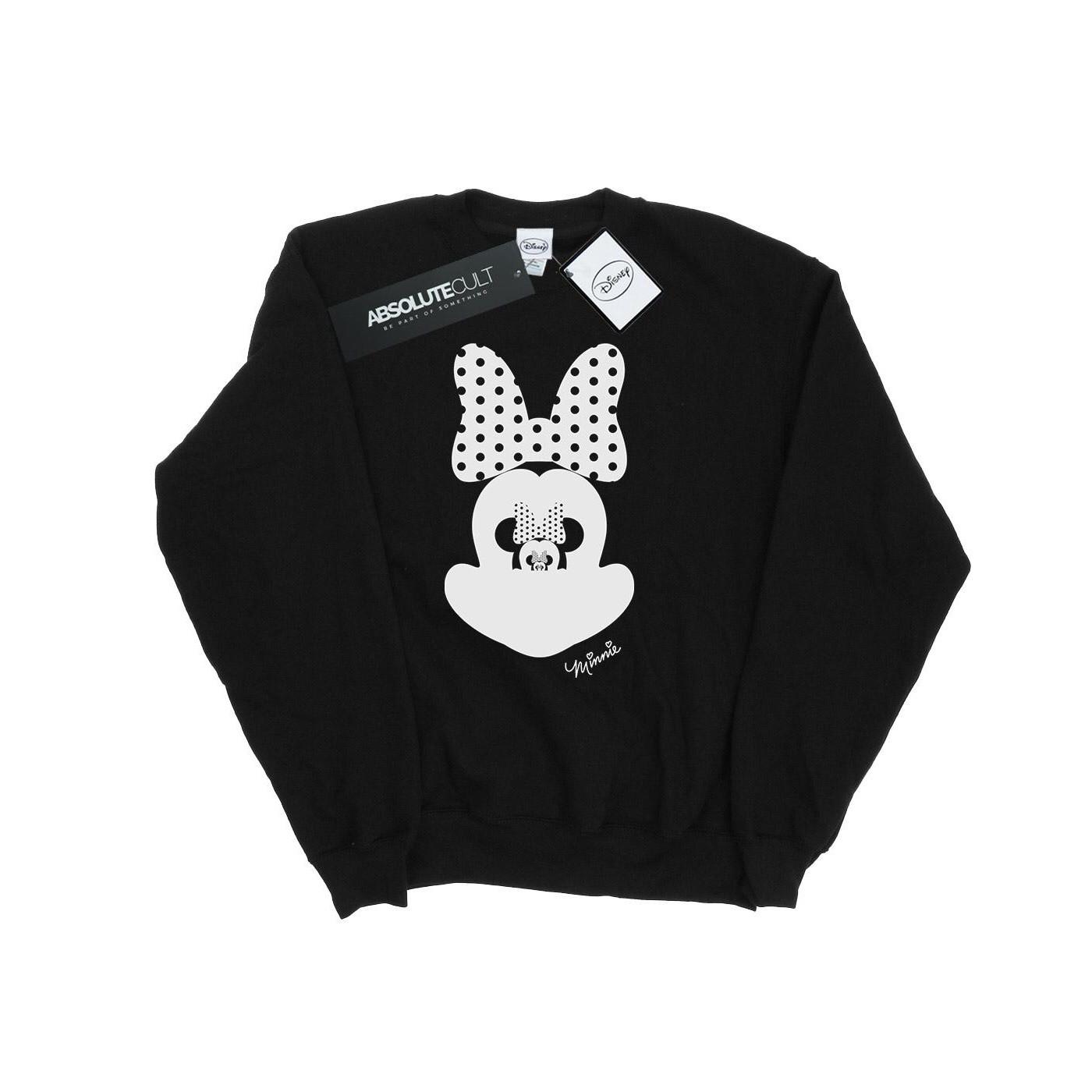Image of Minnie Mouse Mirror Illusion Sweatshirt Damen Schwarz S