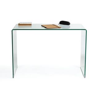 La Redoute Intérieurs Bureau console Joan en verre trempé  