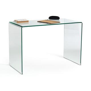 La Redoute Intérieurs Bureau console Joan en verre trempé  