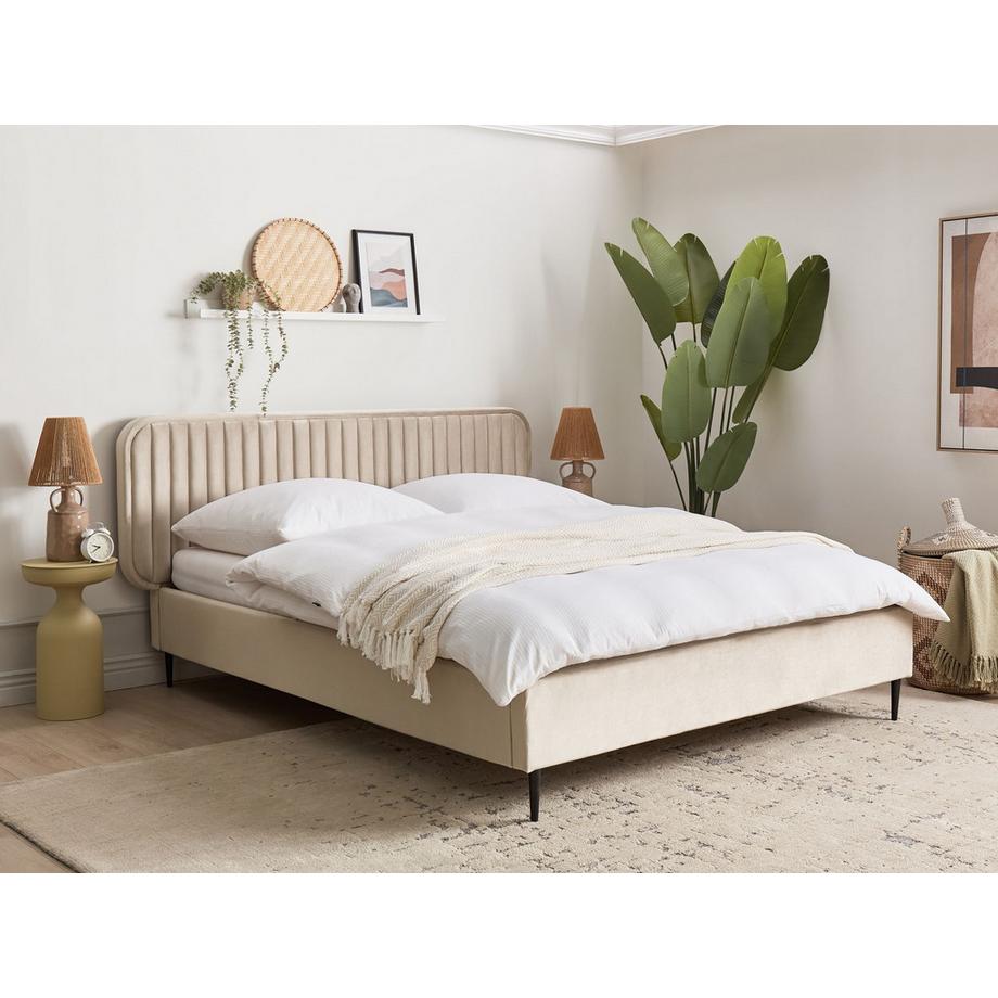 Beliani Letto en Velluto  BRIN  