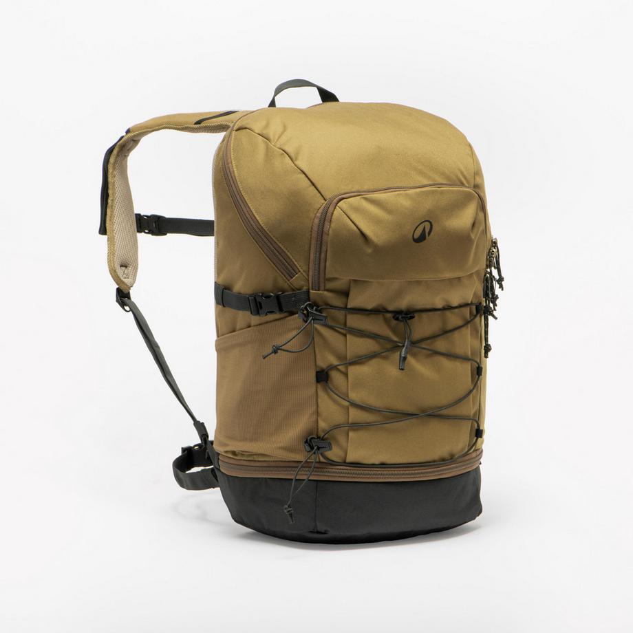 Sac à dos de randonnée 30L, Arpenaz 500 marron