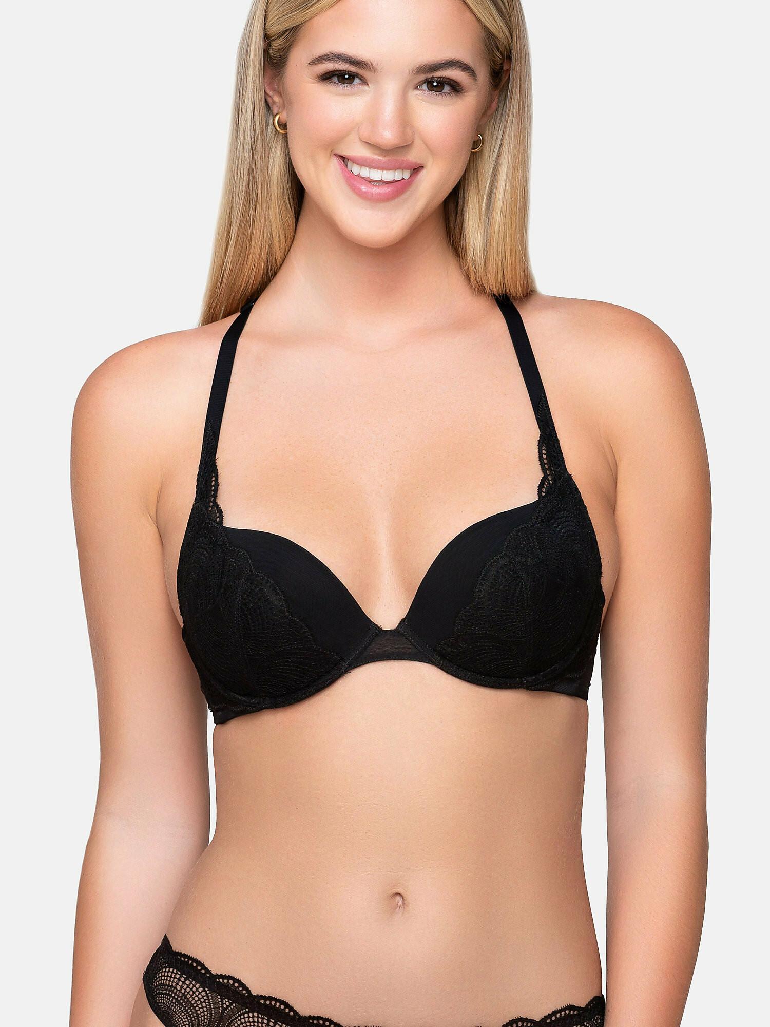 Image of Push-up-bh Pearl Damen Schwarz C/70
