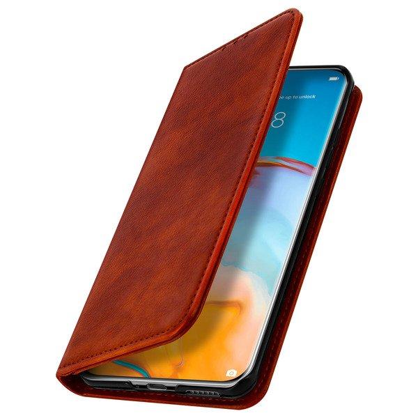 Avizar  Etui Huawei P40 Pro Portefeuille Marron 