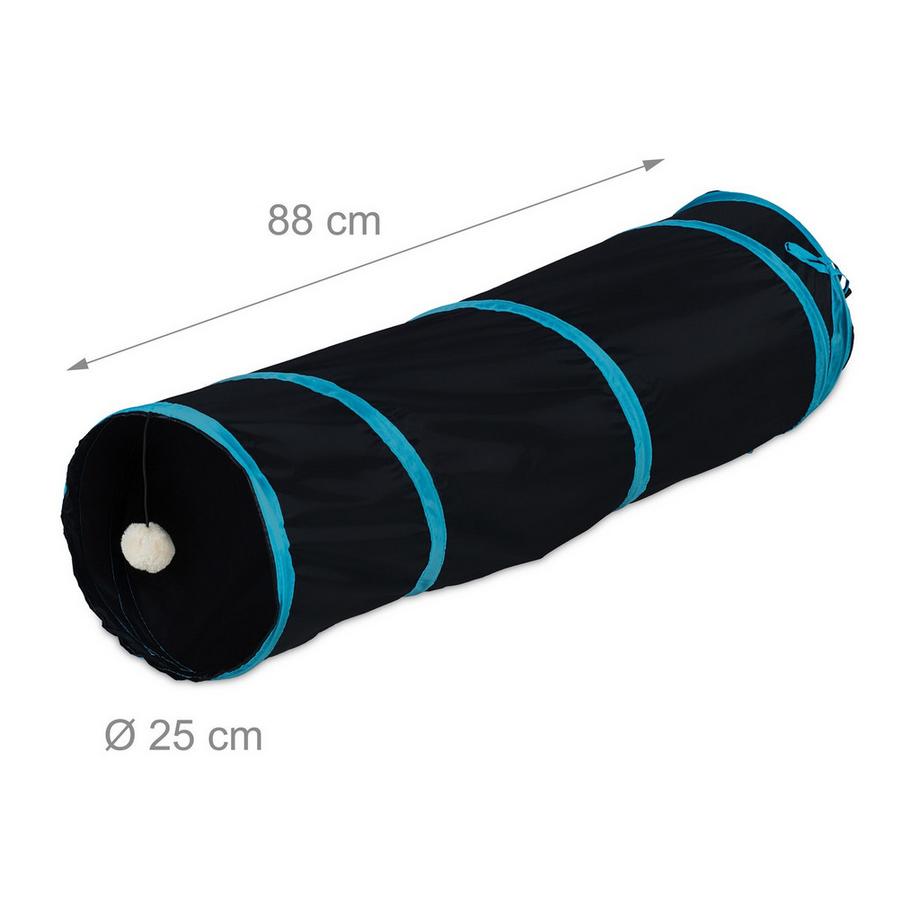 B2X  Tunnel pieghevole per gatti con giocattoli 