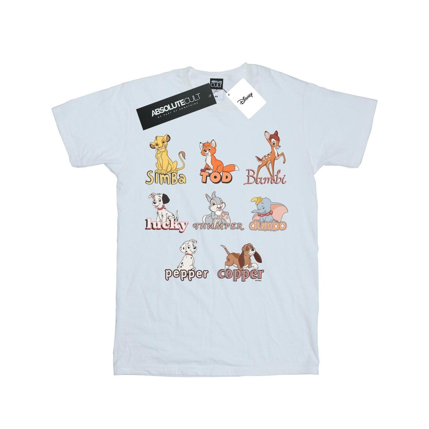 Image of Little Friends Animals Tshirt Unisex Weiss 128