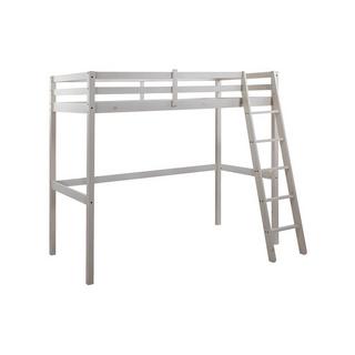 Vente-unique Lit mezzanine GEDEON II Pin massif hi  