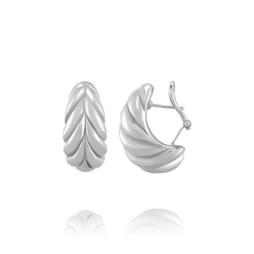 Gestreifte FORMES-Ohrringe aus 925er Silber