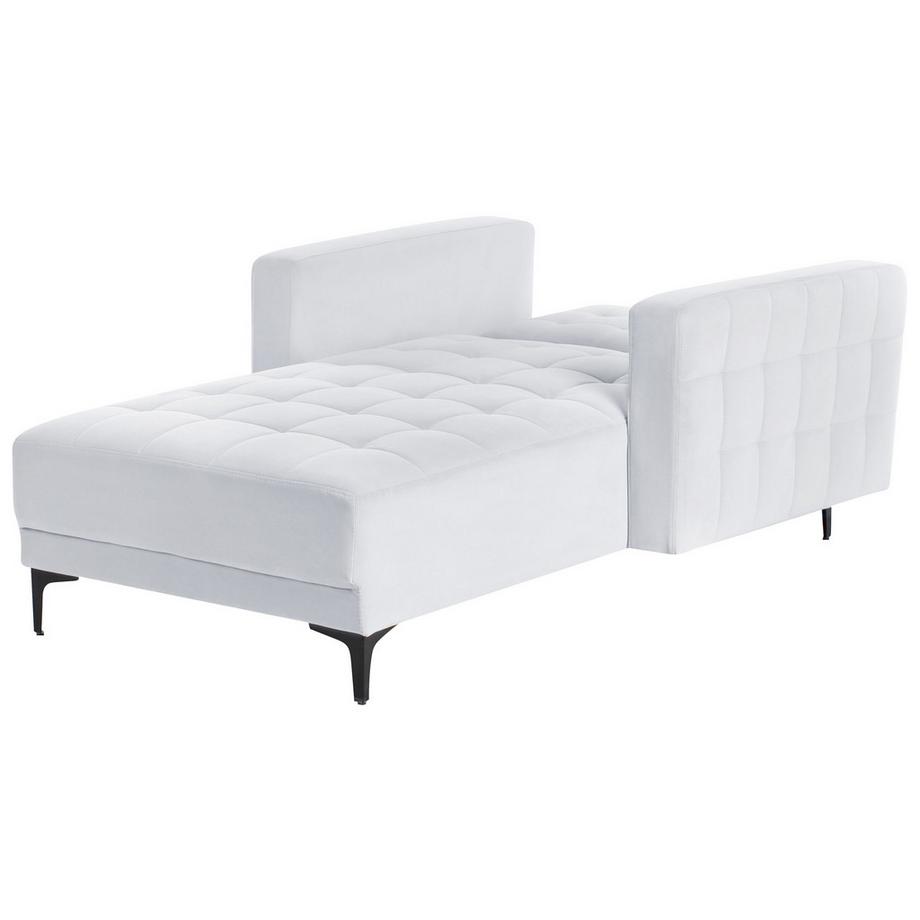 Beliani Chaise longue en Velours Glamour ABERDEEN  