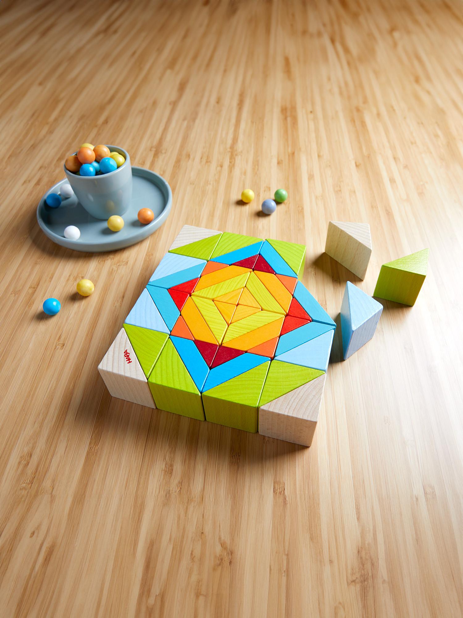 HABA  3D-Bauspiel Blöcke Mosaik 