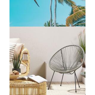 Beliani Gartenstuhl aus PE Rattan Modern ACAPULCO II  