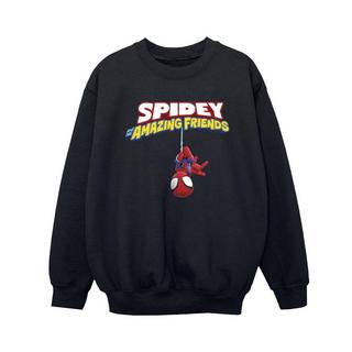 MARVEL  Hanging Upside Down Sweatshirt 