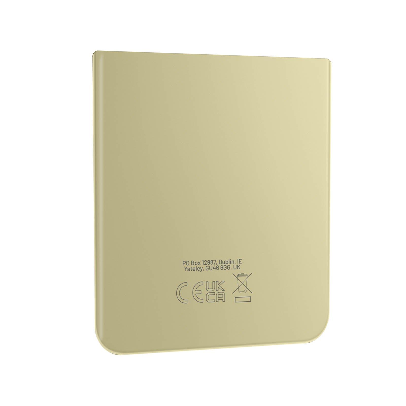 Image of Akkudeckel Samsung Z Flip4 Yellow