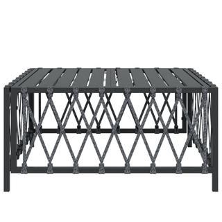 VidaXL Table de jardin tissu  