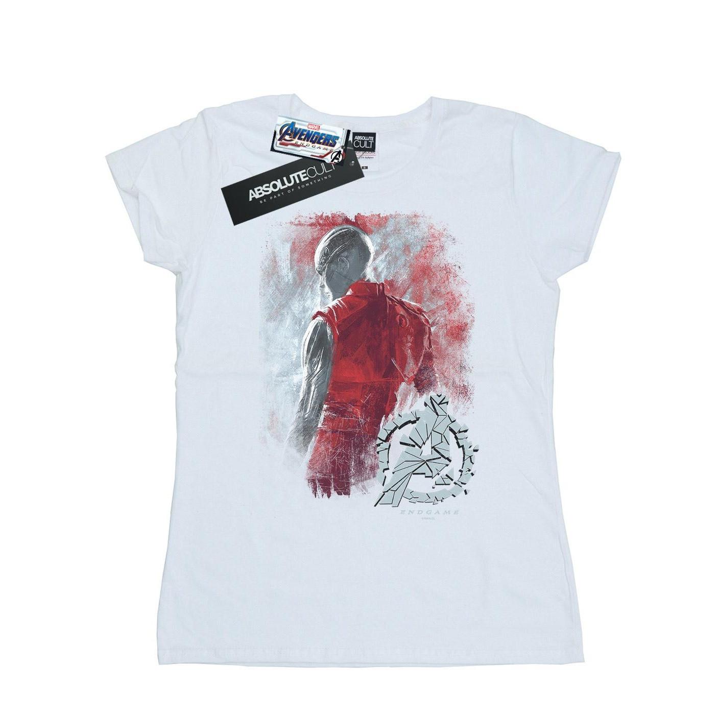 Image of Avengers Endgame Nebula Brushed Tshirt Damen Weiss M