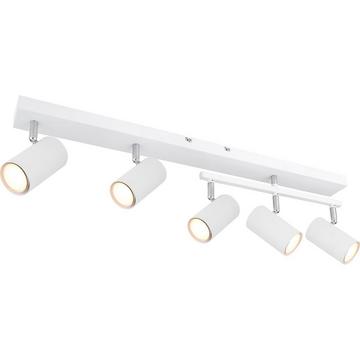 Strahler Robby Metall weiss 5xGU10