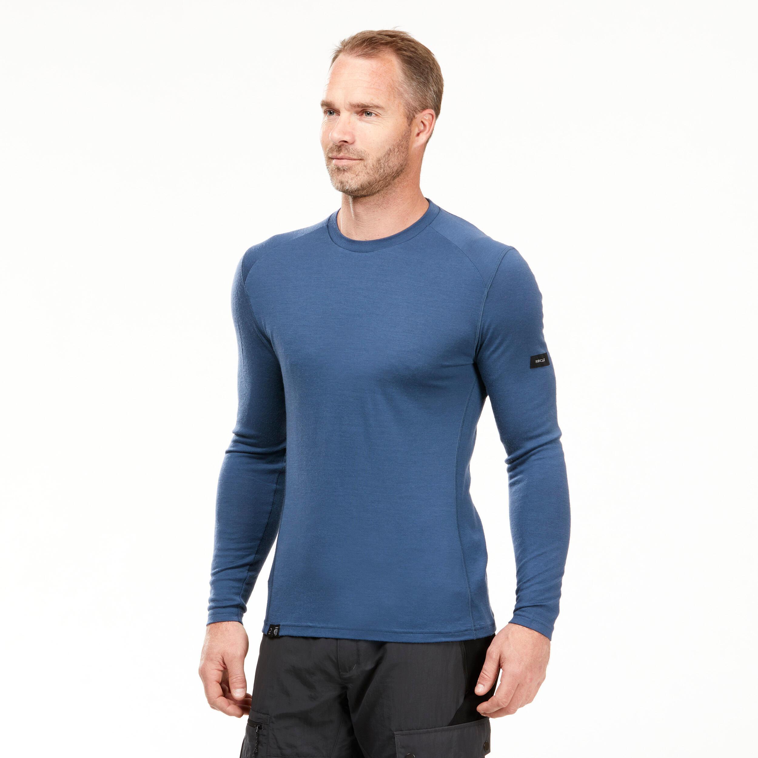 FORCLAZ  T-shirt manches longues - TREK 500 MERINO PURE 