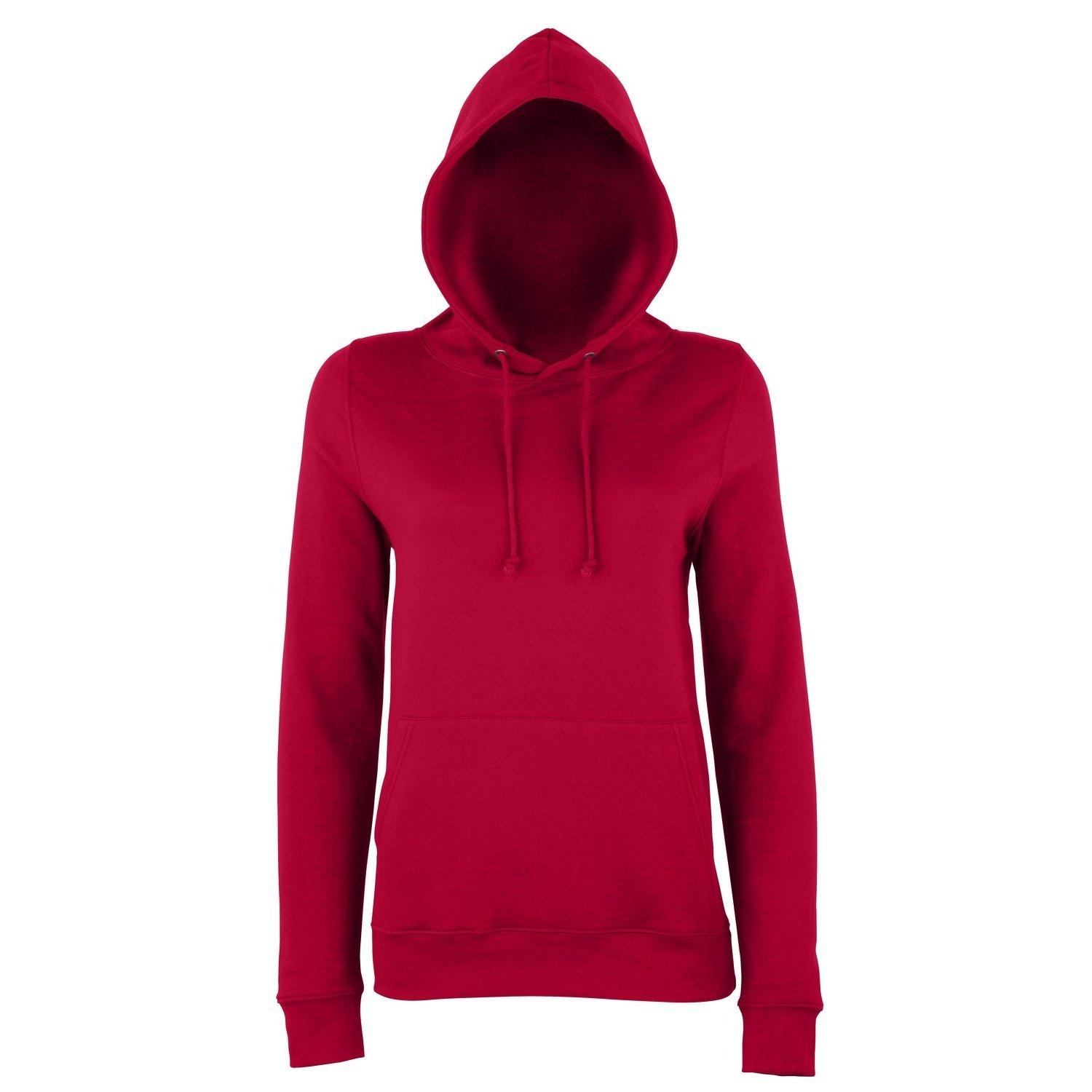 Image of Just Hoods Kapuzenpullover Hoodie Damen Rot Bunt S