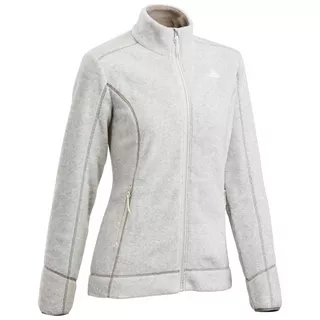 QUECHUA  Fleecejacke Wandern MH120 Damen grau Grau