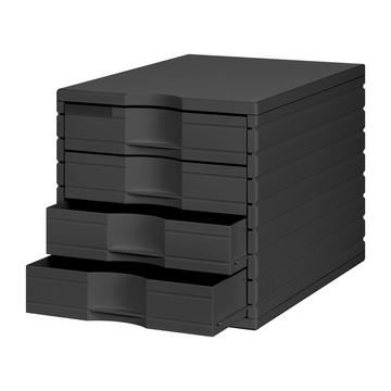 Büro Schubladenbox styrotop, schwarz, 28.5x39.5x28.5 cm