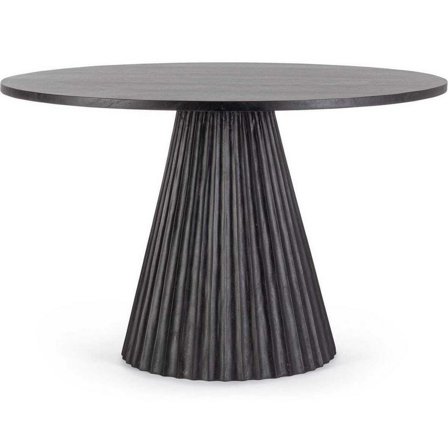 mutoni Tavolo Orissa nero rotondo 120  