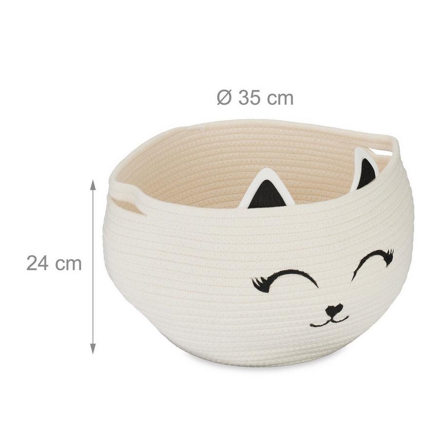 B2X Panier de rangement pour enfant chat  