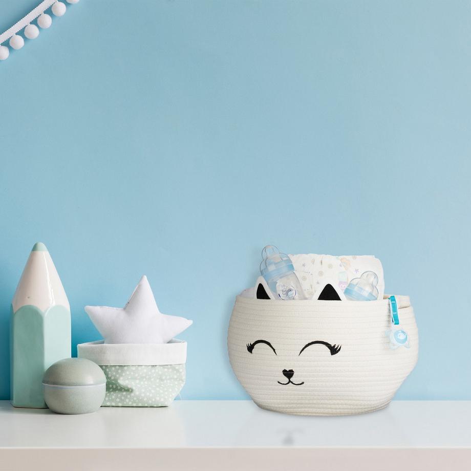 B2X Panier de rangement pour enfant chat  