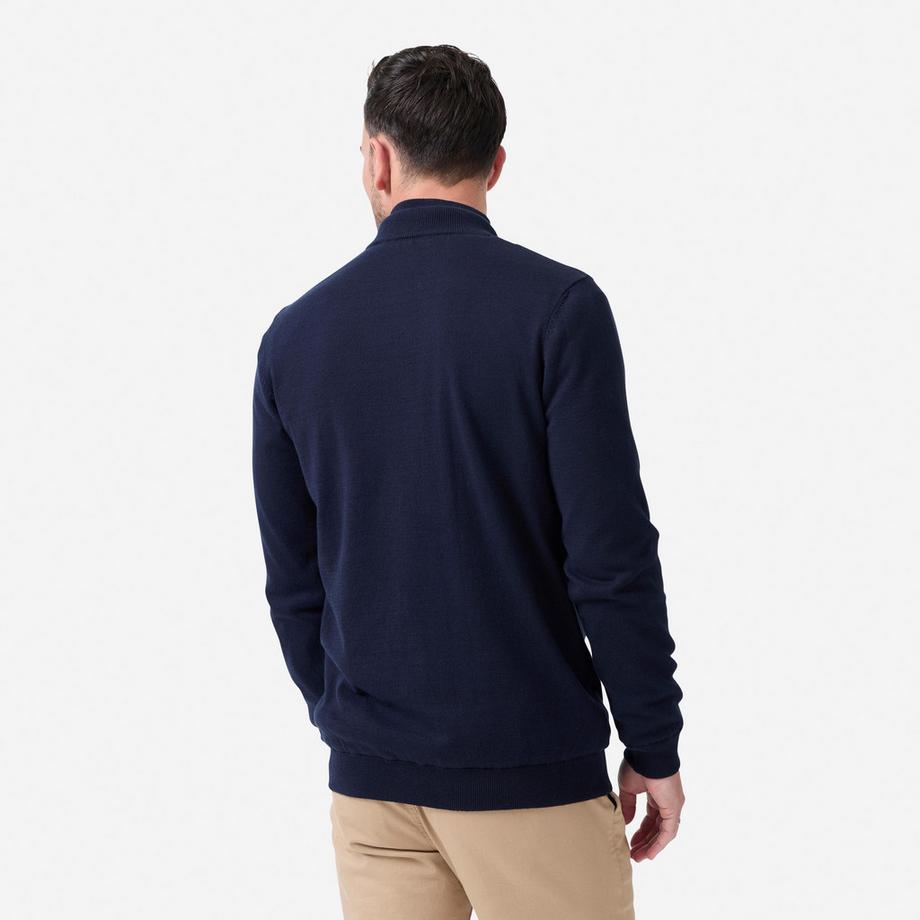 INESIS Golf Pullover Stehkragen winddicht Baumwolle  