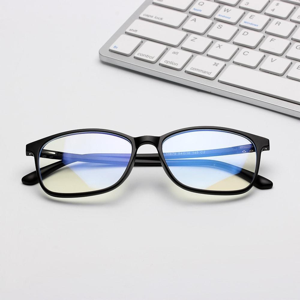 eStore  Anti-Blaulicht-Brille - Glänzend Schwarz 