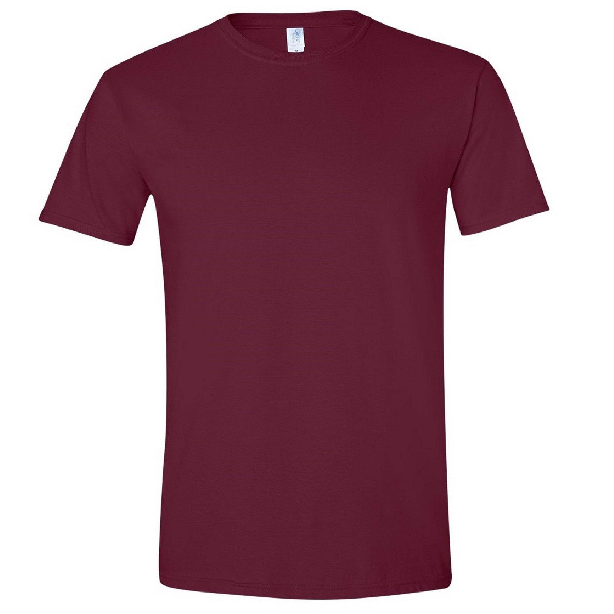 Image of Softstyle Tshirt, Kurzarm, Rundhalsausschnitt Herren Bordeaux S