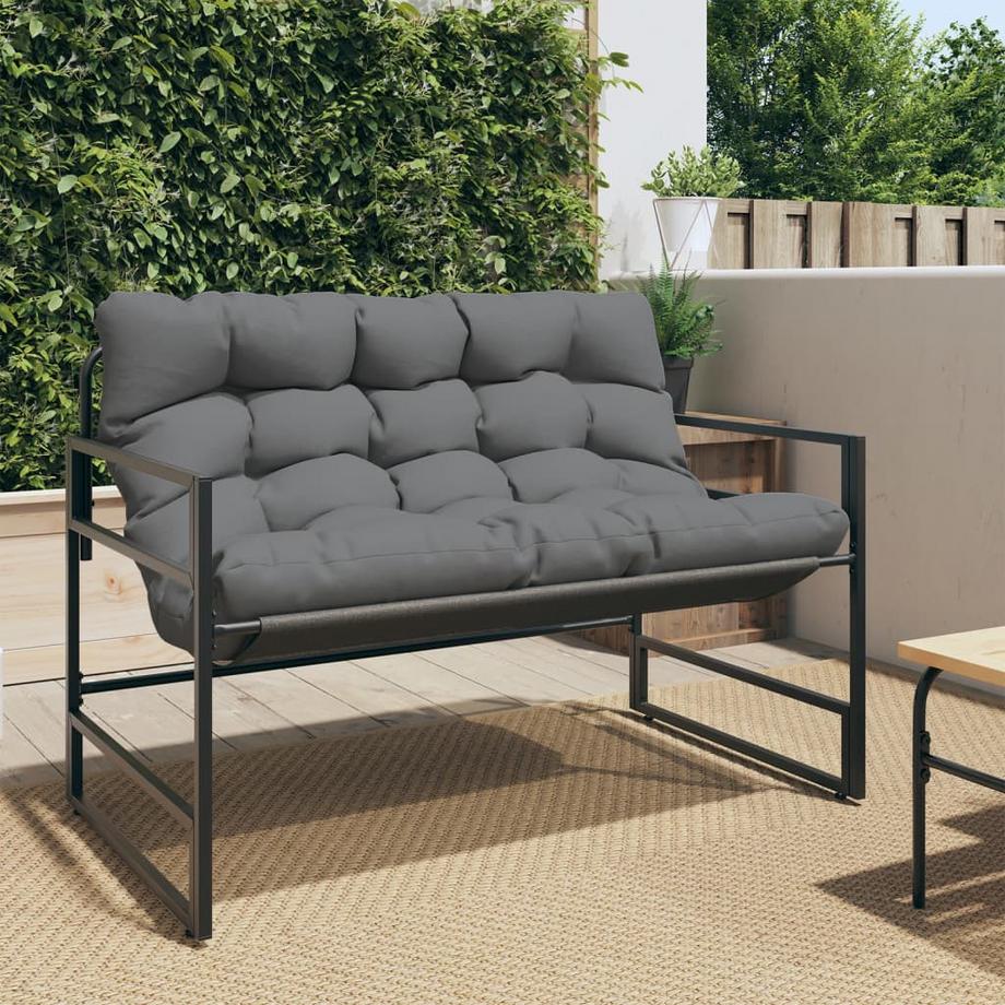 VidaXL Gartenbank stahl  