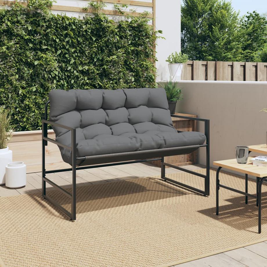 VidaXL Gartenbank stahl  